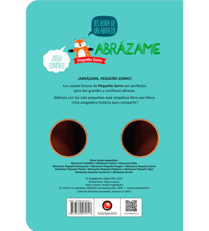 Abrázame Pequeño Zorro - Títere De Dedo