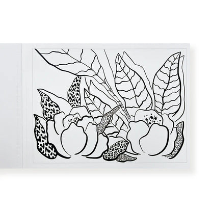 Libro para colorear: Murales - Trini Guzmán