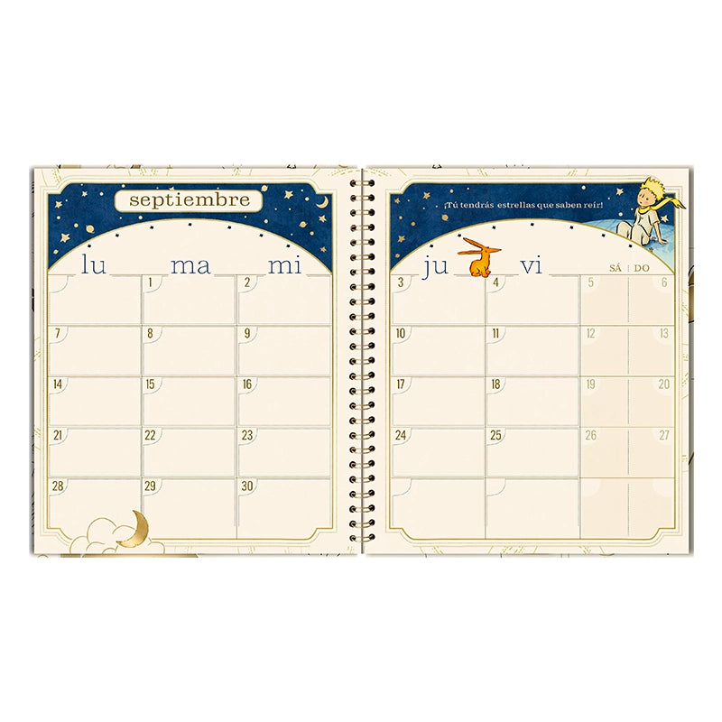 Agenda El Principito Semanal 2026 con Espiral - Secreto