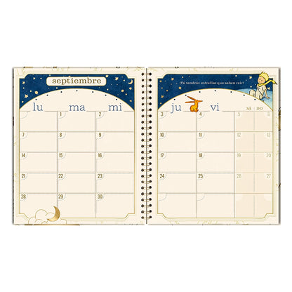 Agenda El Principito Semanal 2026 con Espiral - Secreto