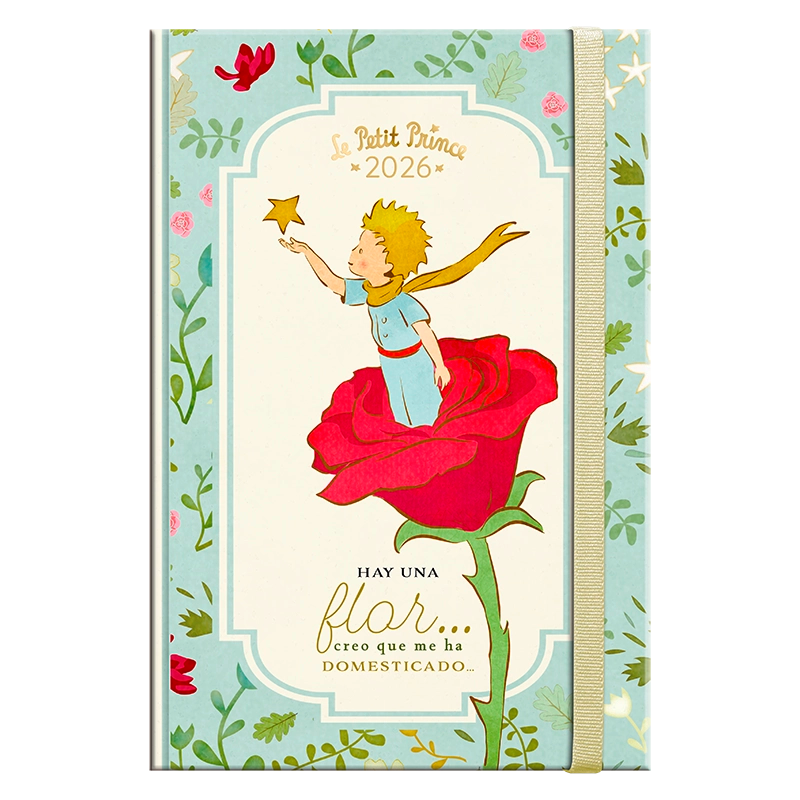 Agenda El Principito Semanal 2026 - Rosa