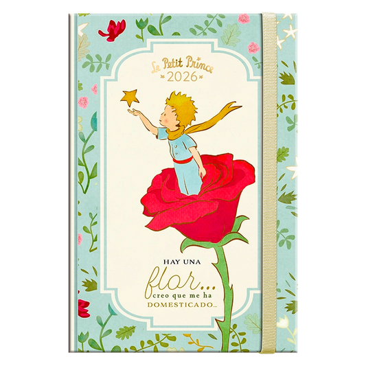 Agenda El Principito Semanal 2026 - Rosa