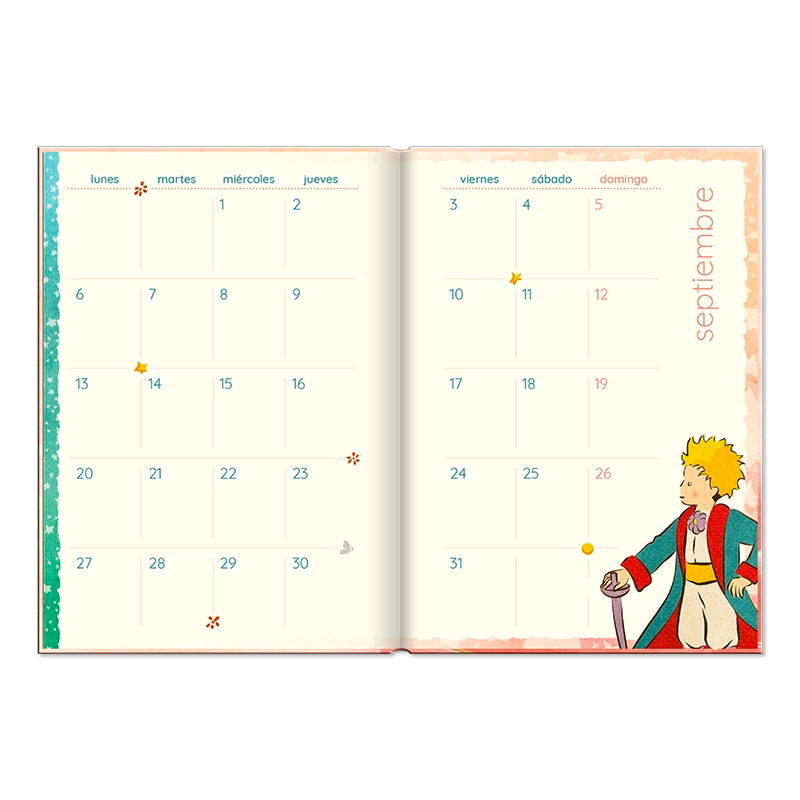 Agenda Mini El Principito Semanal 2026