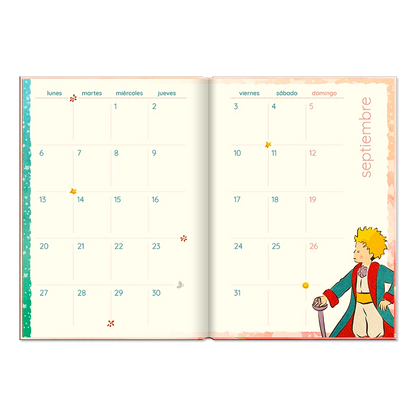 Agenda Mini El Principito Semanal 2026