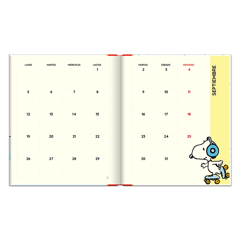 Agenda 2026 Snoopy Semanal