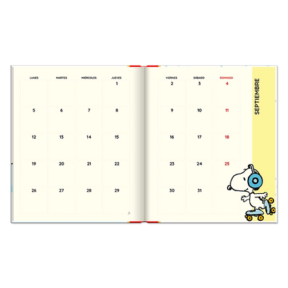 Agenda 2026 Snoopy Semanal