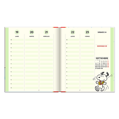 Agenda 2026 Snoopy Semanal