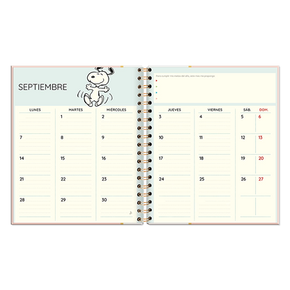 Agenda de Snoopy Diaria 2026