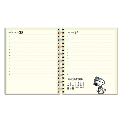 Agenda de Snoopy Diaria 2026