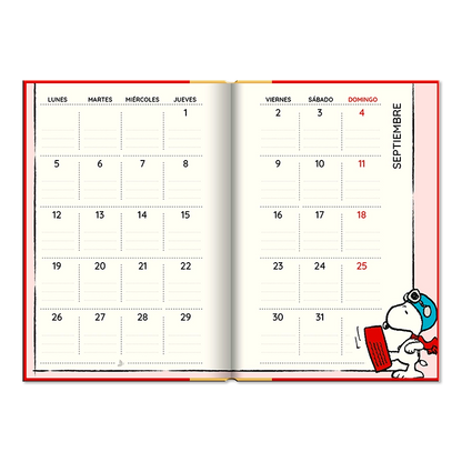 Agenda Snoopy Book 2026