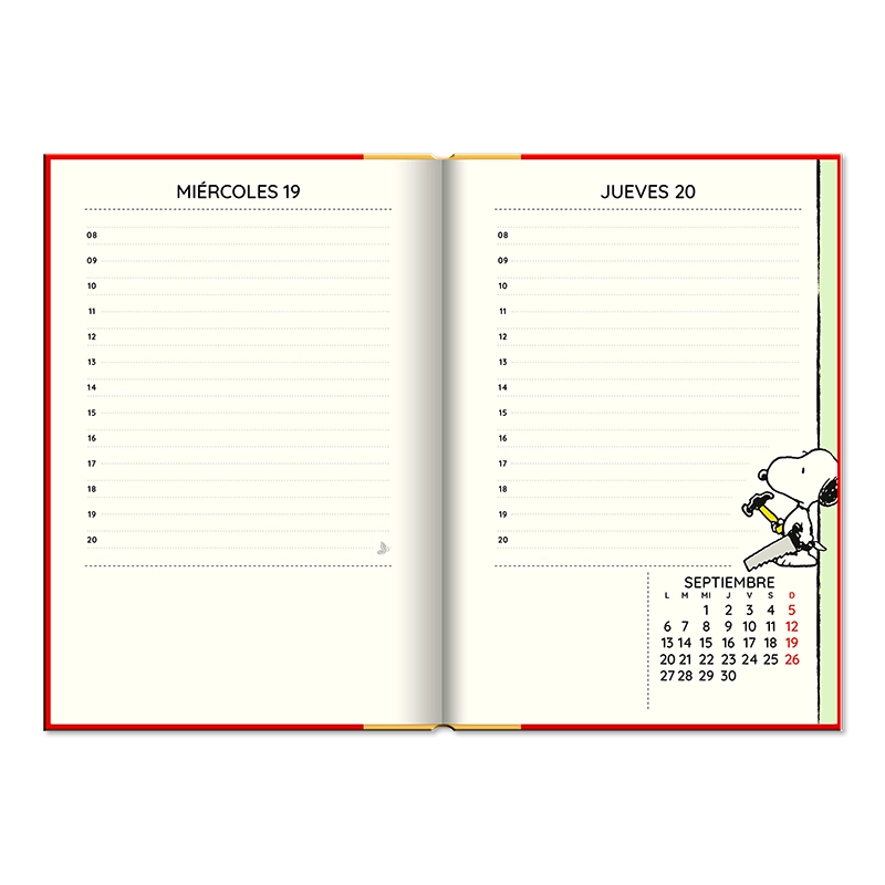 Agenda Snoopy Book 2026