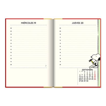Agenda Snoopy Book 2026
