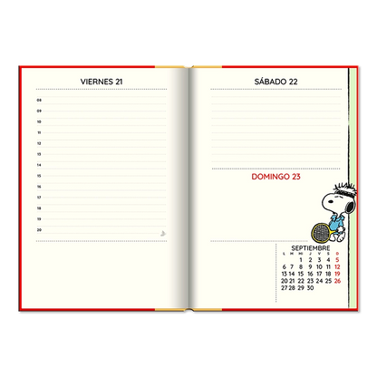 Agenda Snoopy Book 2026