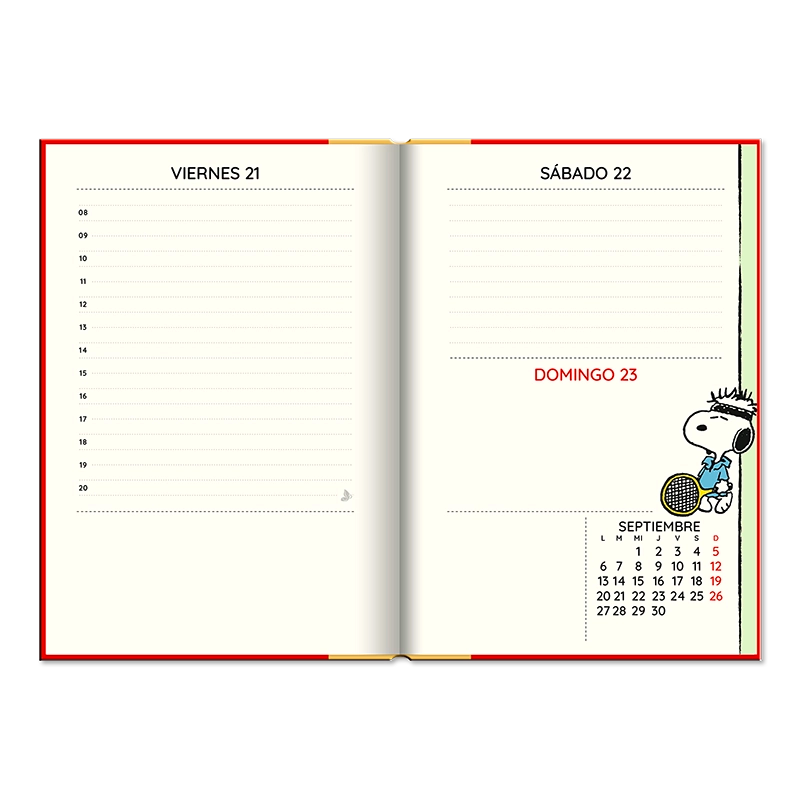Agenda Snoopy Book 2026