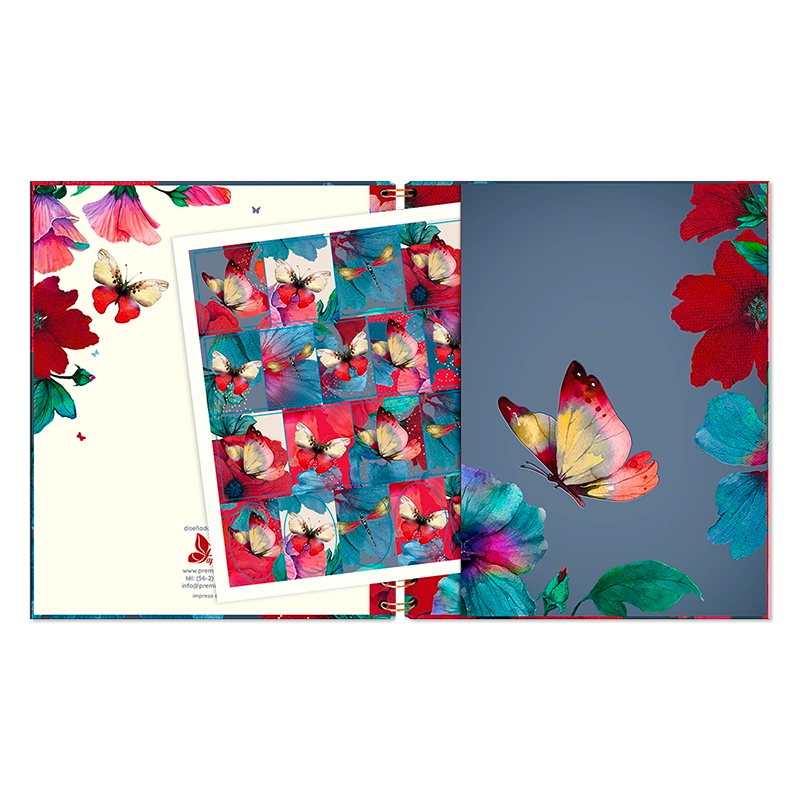 Agenda Diaria con espiral Butterfly 2026