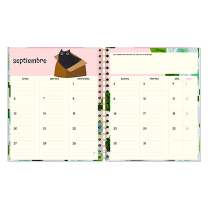 Agenda de Planet Cat Diaria 2026 – Espiral