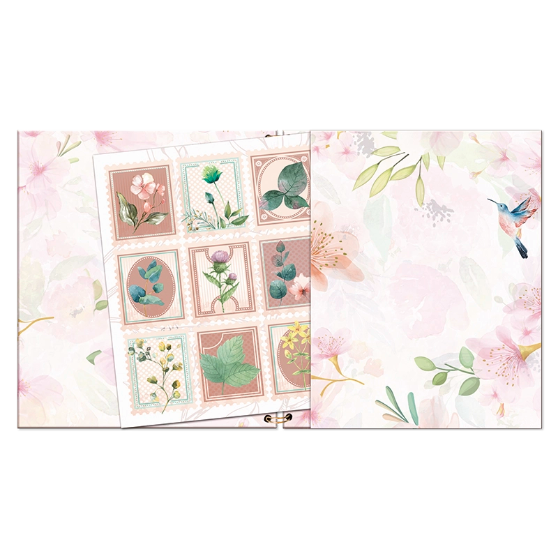 Agenda Floral Semanal 2026 con espiral