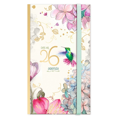Agenda Floral Semanal 2026 chequera