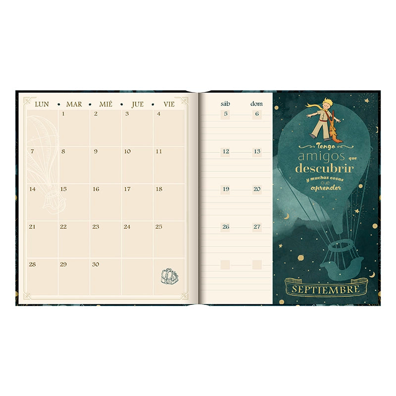 Agenda El Principito Diaria 2026- Amigos