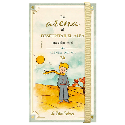 Agenda El Principito Semanal 2026 tipo chequera