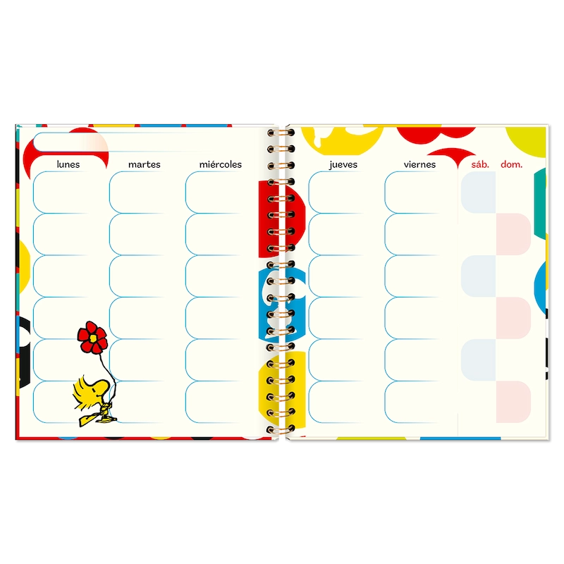 Planner Snoopy Semanal – Espiral