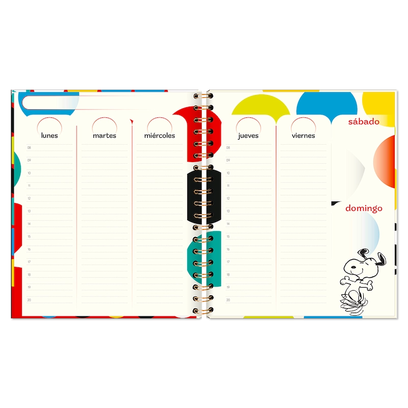 Planner Snoopy Semanal – Espiral
