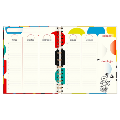 Planner Snoopy Semanal – Espiral