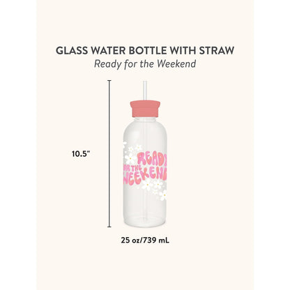 Botella de Vidrio Get Ready for the Weekend
