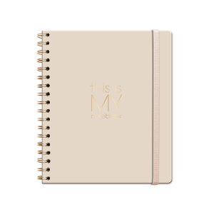 Cuaderno grande Ecocuero negro My Notebook