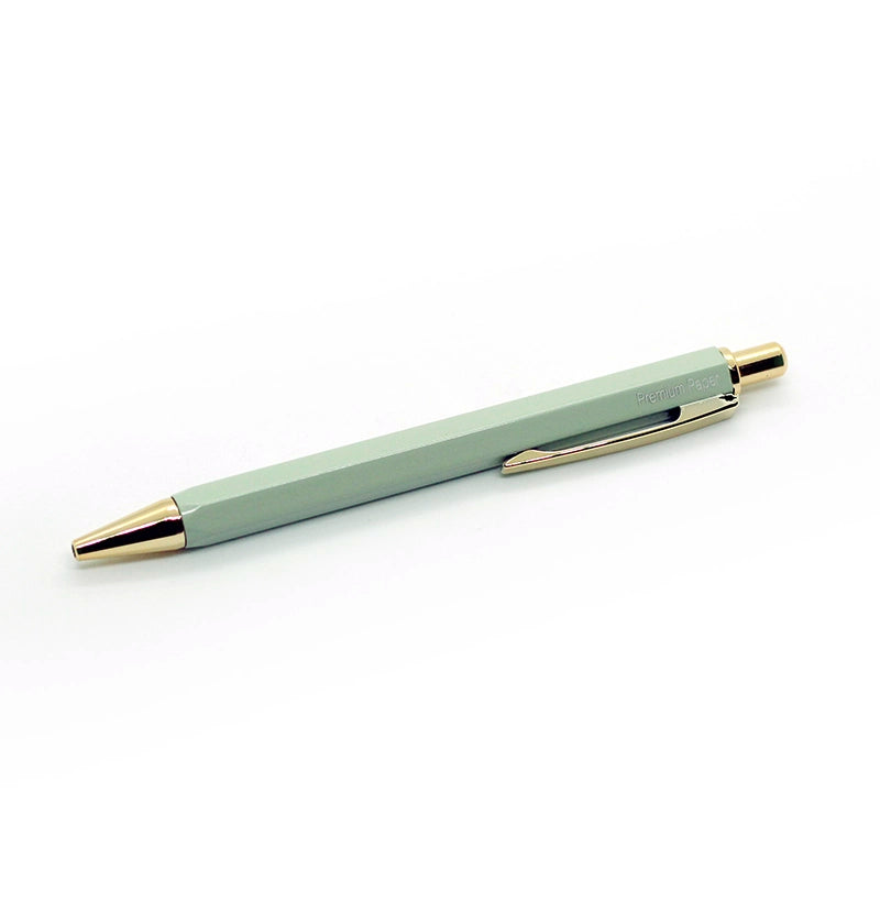 Bolígrafo Hexagonal Menta