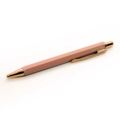 Bolígrafo Hexagonal Rosegold