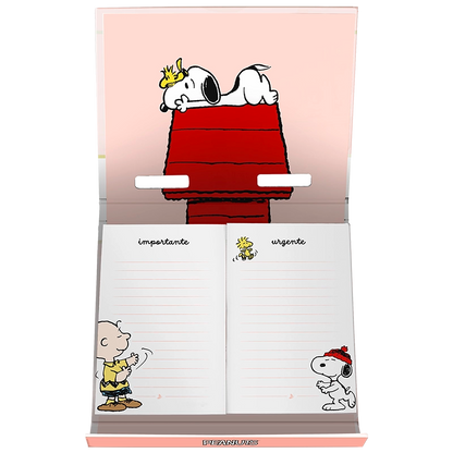 Taco de Notas con Ventana Snoopy