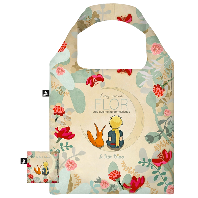 Bolsa reutilizable  El Principito Flor