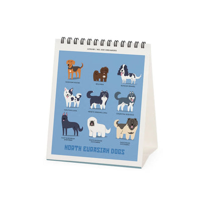 Calendario 2026 Escritorio 12M - Perros