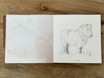 Libro para colorear Caballos
