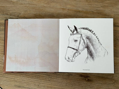 Libro para colorear Caballos