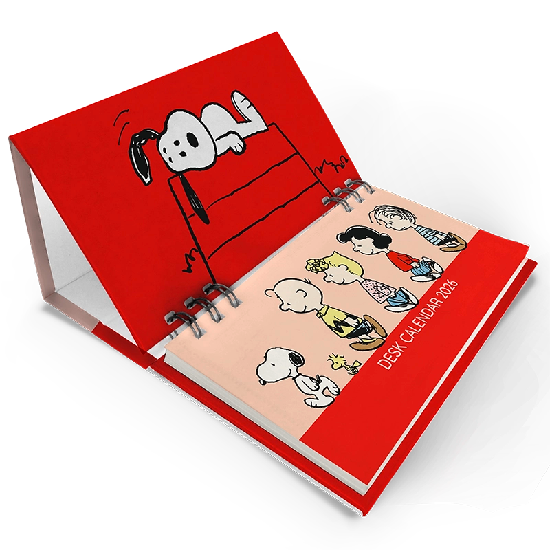 Calendario de Escritorio 2026 Snoopy