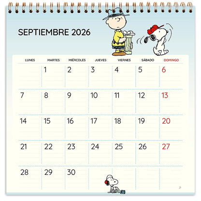 Calendario de Pared 2026 – Snoopy