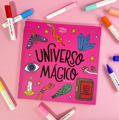 Libro para colorear Universo Mágico por las Letras de Angeles