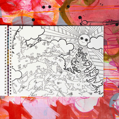 Libro para colorear Juntos