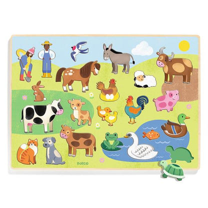 Puzzle de Madera Campo  22 piezas