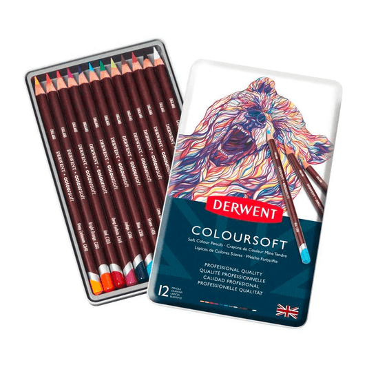 Lápices de colores Coloursoft  set de 12 colores