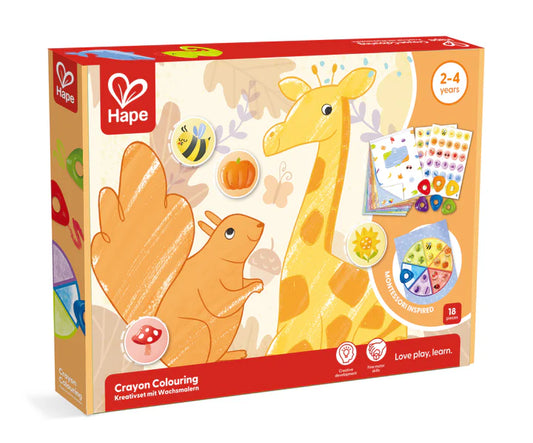 Juego para pintar con crayones