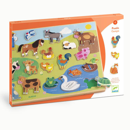 Puzzle de Madera Campo  22 piezas