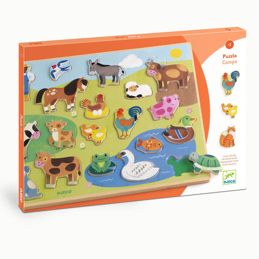 Puzzle de Madera Campo  22 piezas