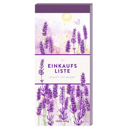 Bloc Lista de compras - Lavanda