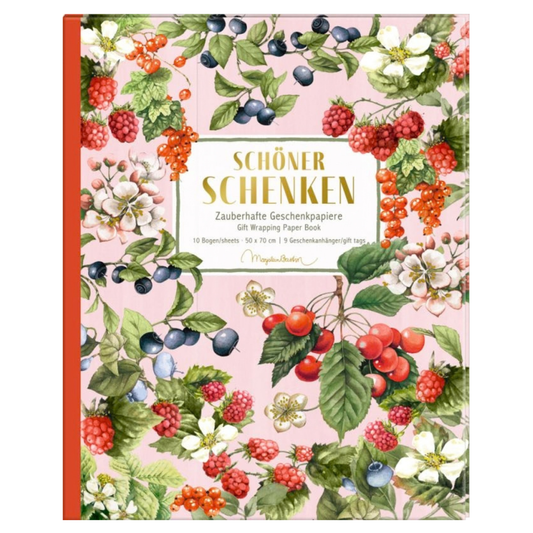 Libro para envolver regalos Cottage Garden