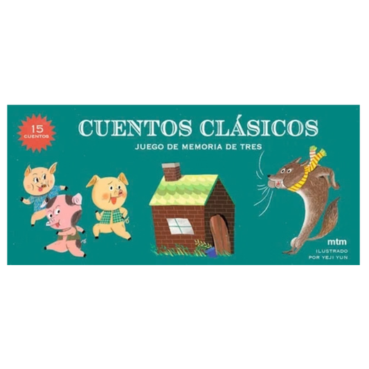 Juego de memoria Cuentos clásicos.