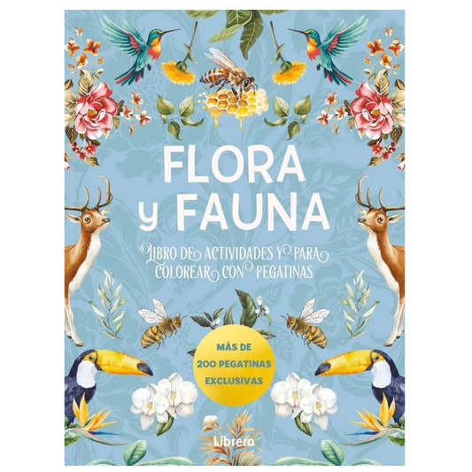 Libro de manualidades Flora y fauna