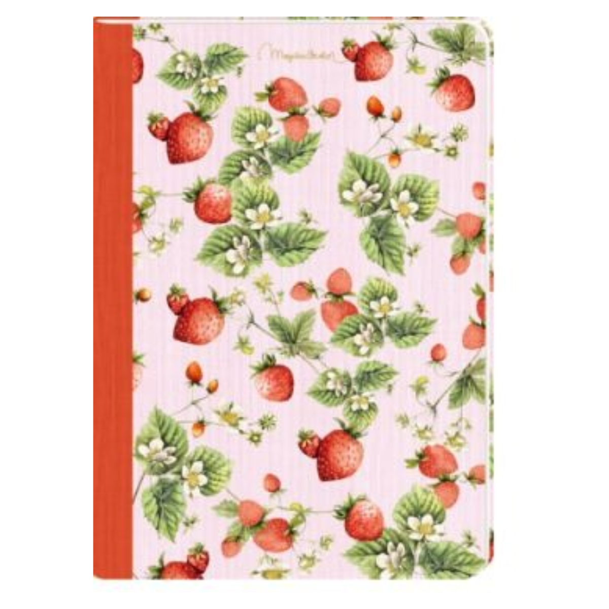 Libreta tapa blanda  Jardin campestre - Strawberry